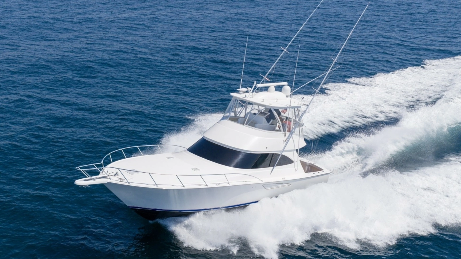 Dynamic Aerial View of Viking 48