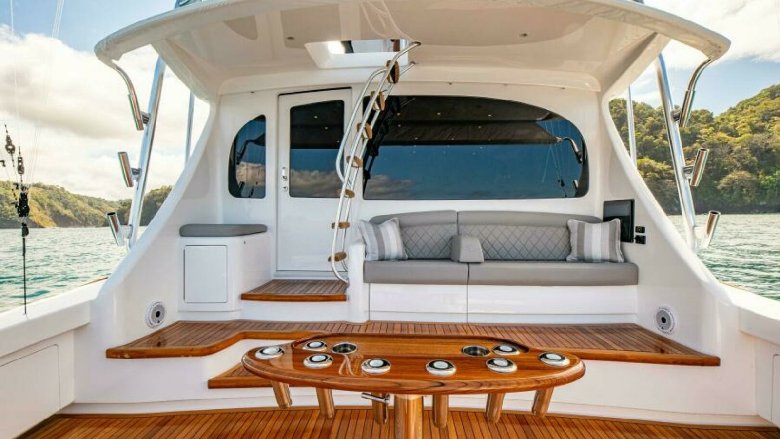 Aft Deck with Seating and Table