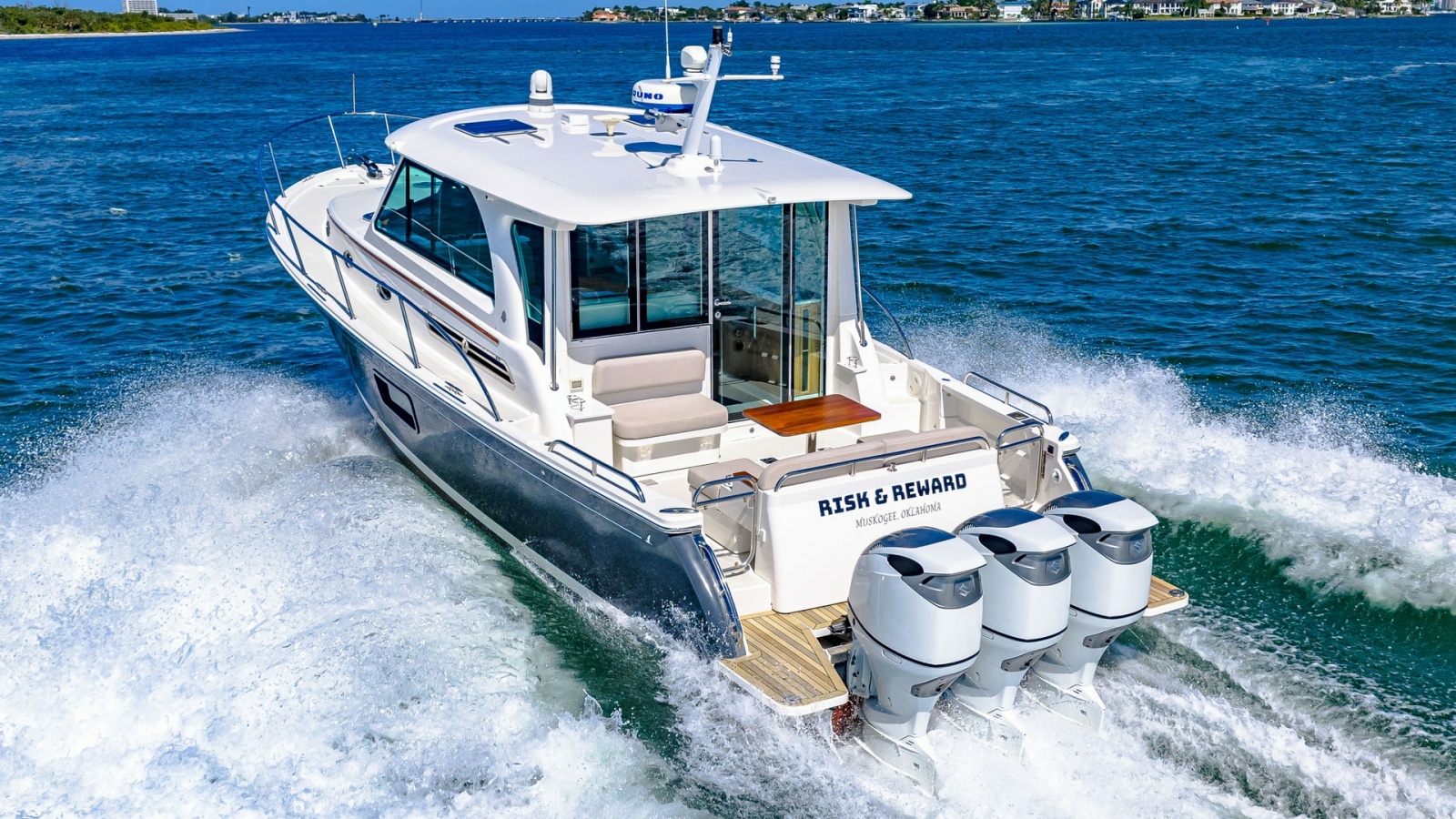 Aft Deck and Triple Outboards