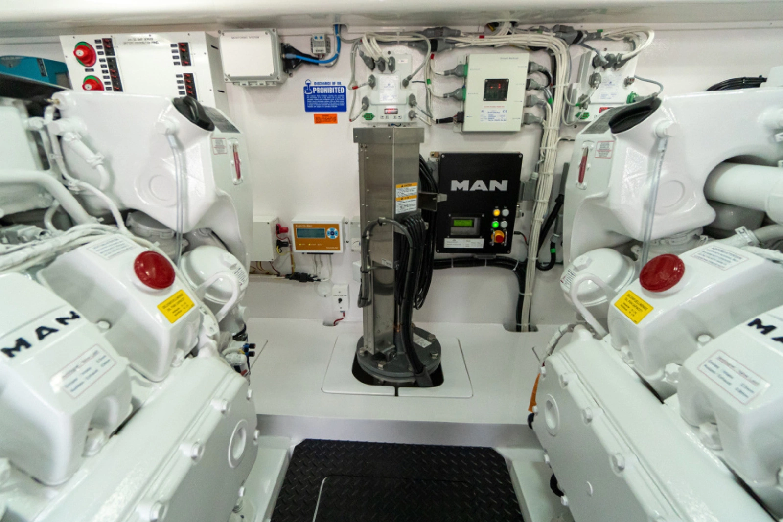 New 54 Viking Sport Coupe Engine Room