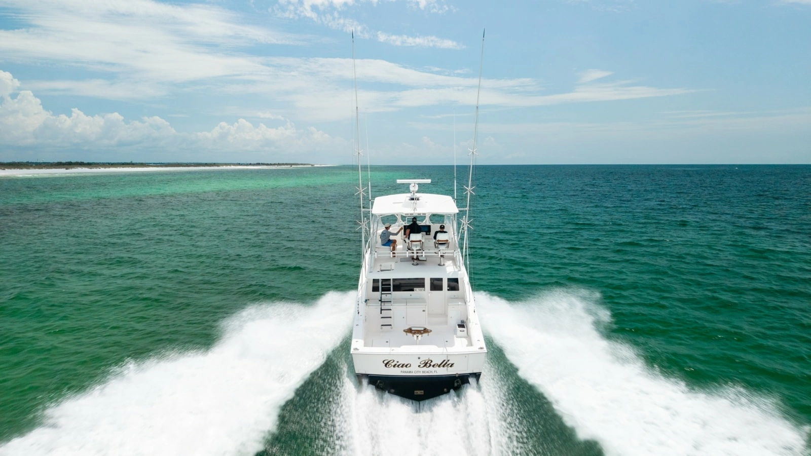 Aerial View of Aft Deck Underway