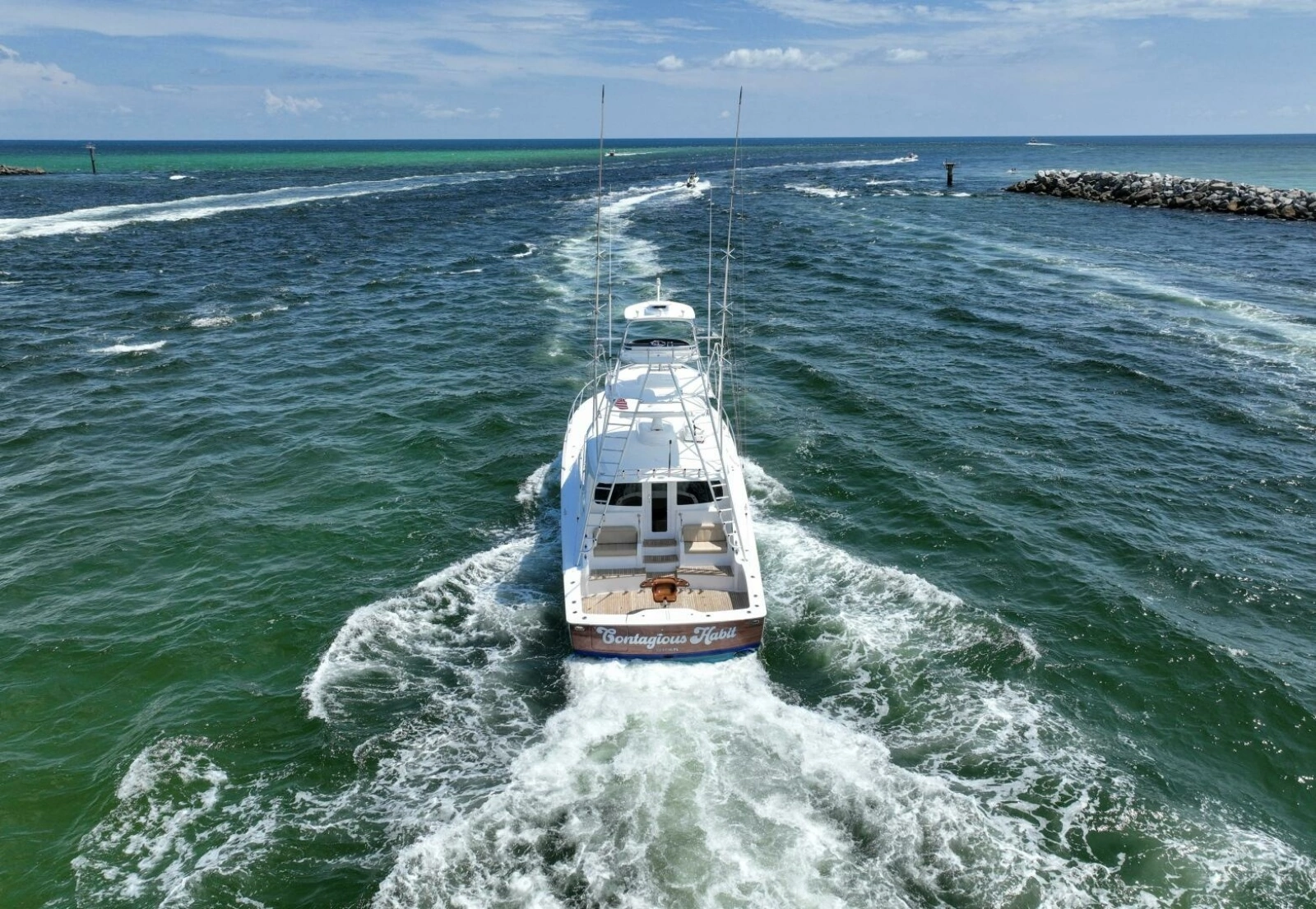 2016 Viking 52 Sport Tower- CONTAGIOUS HABIT- Profile