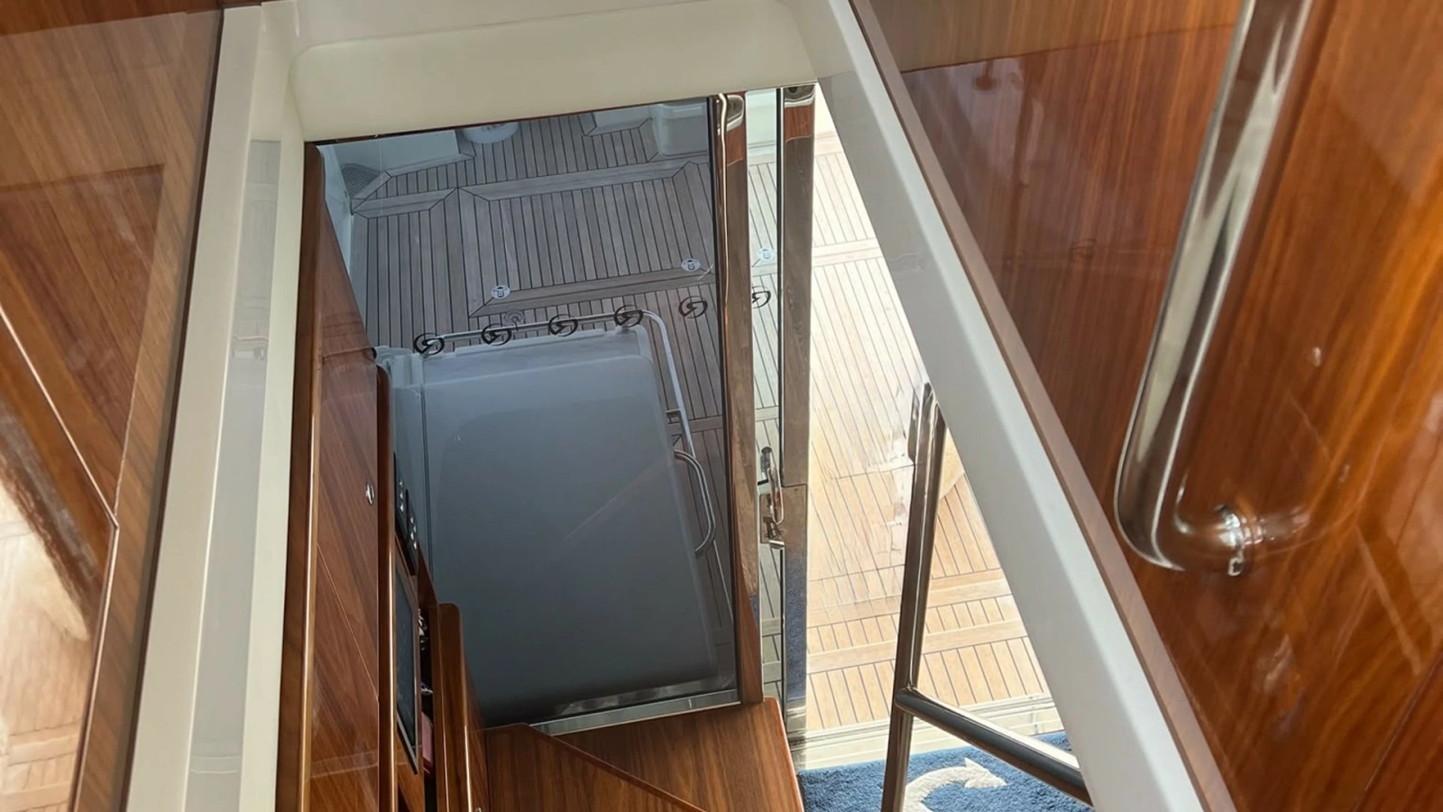 Stairway to Aft Deck