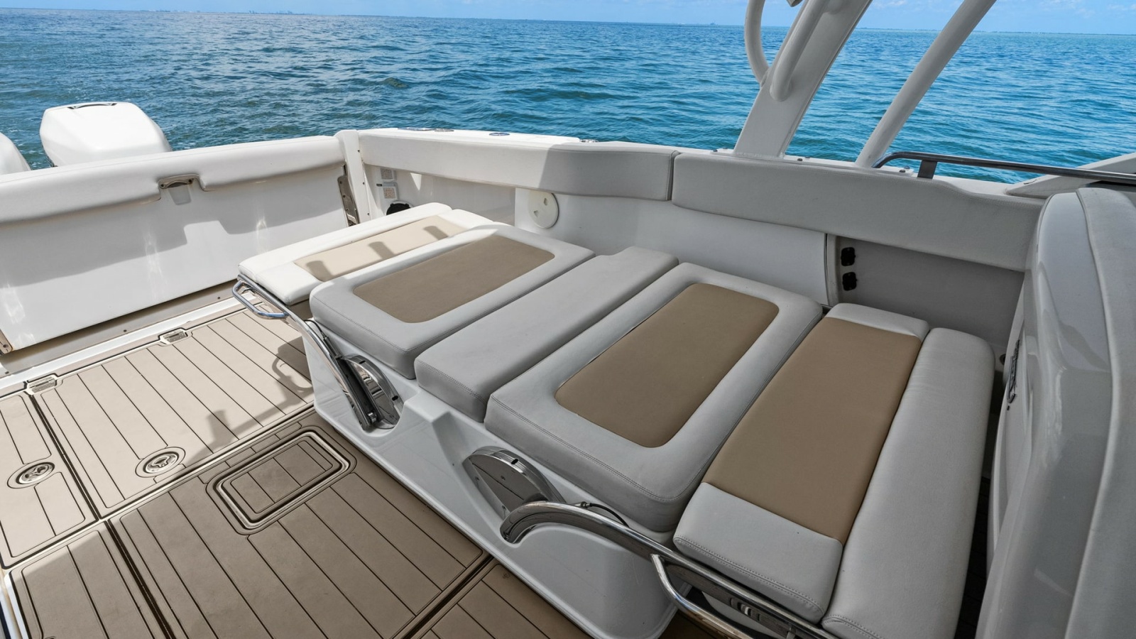 Spacious Aft Deck with Loungers