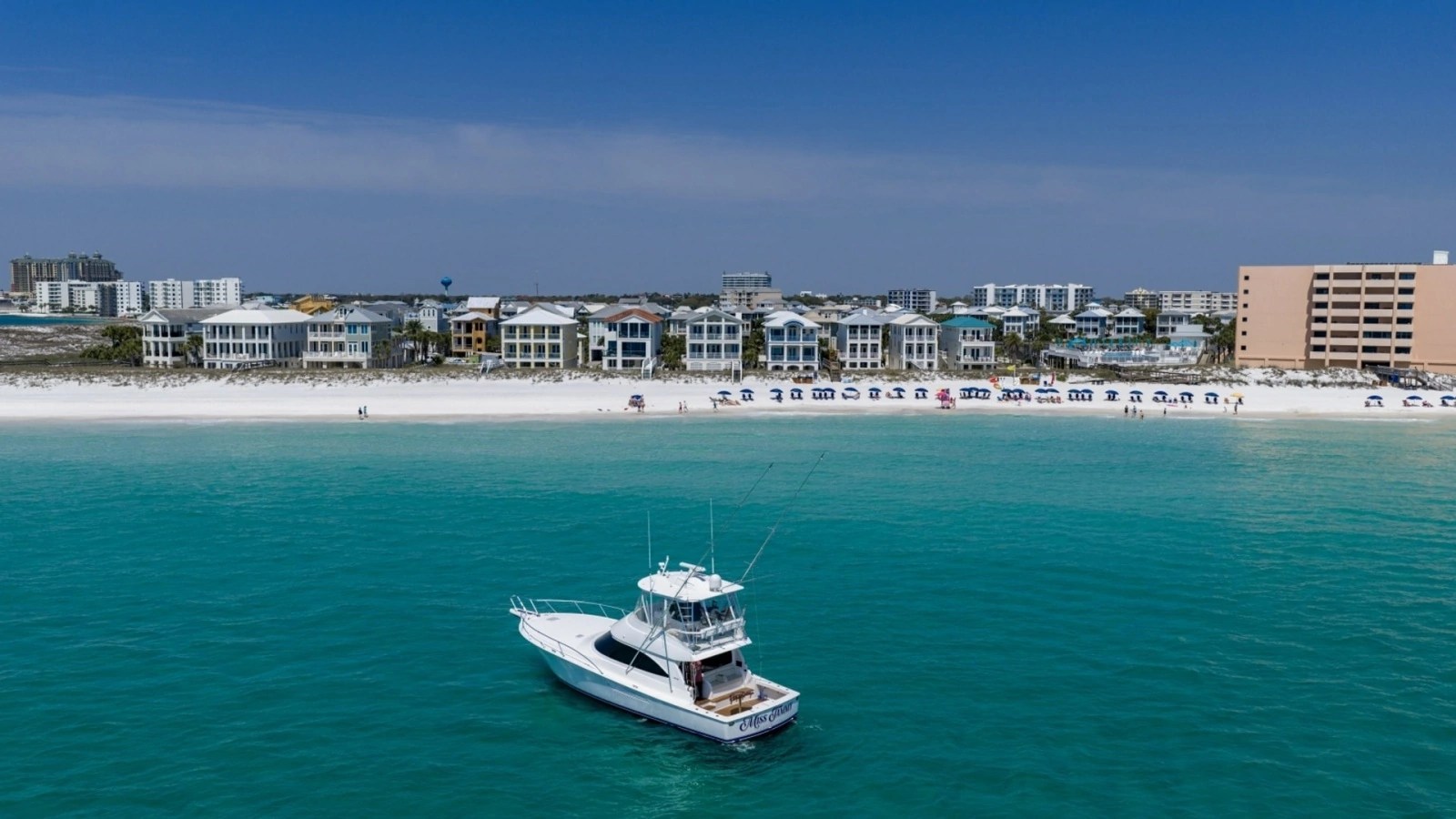 Aerial View of Viking 48 Convertible