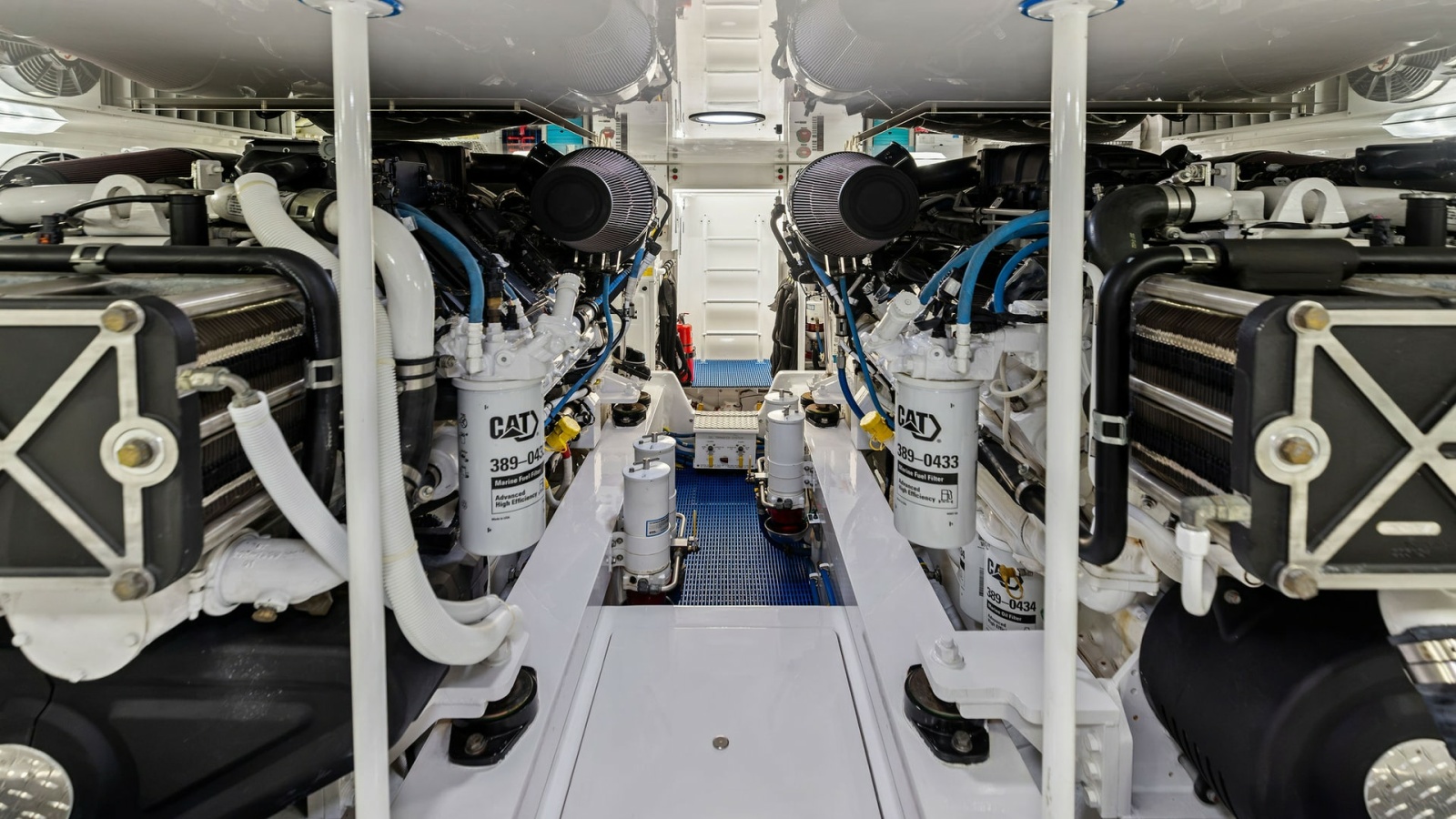 Engine Room with Twin Engines