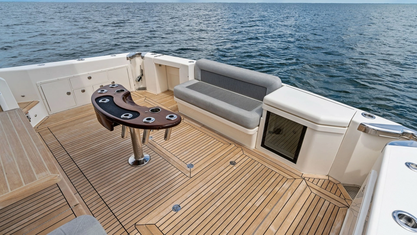 Spacious Teak Cockpit with Seating