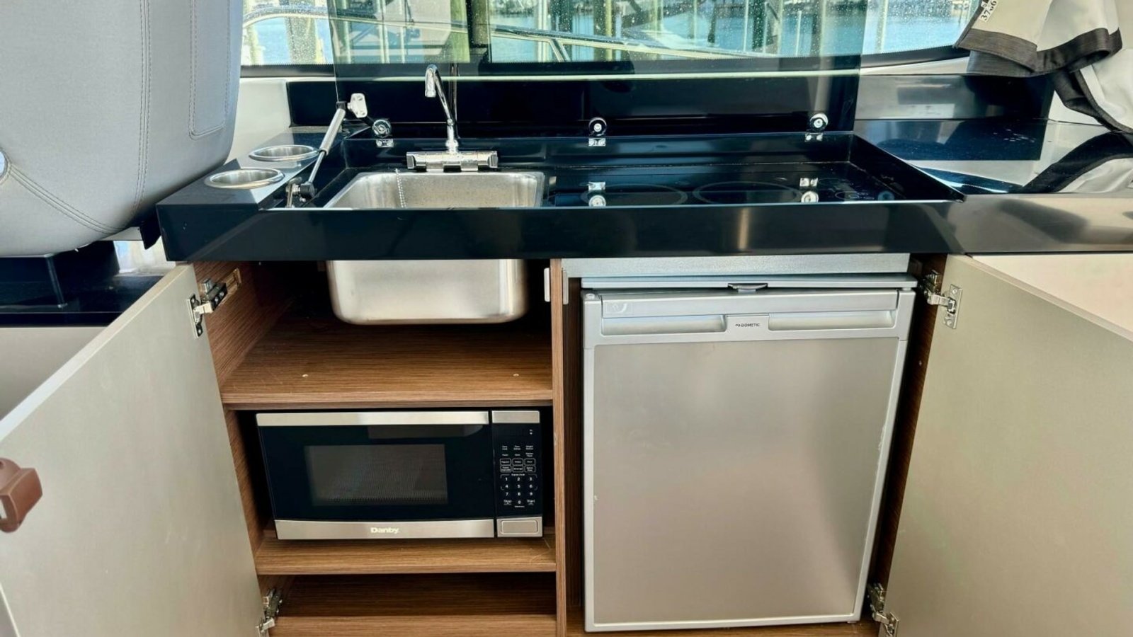 Galley with Sink and Appliances