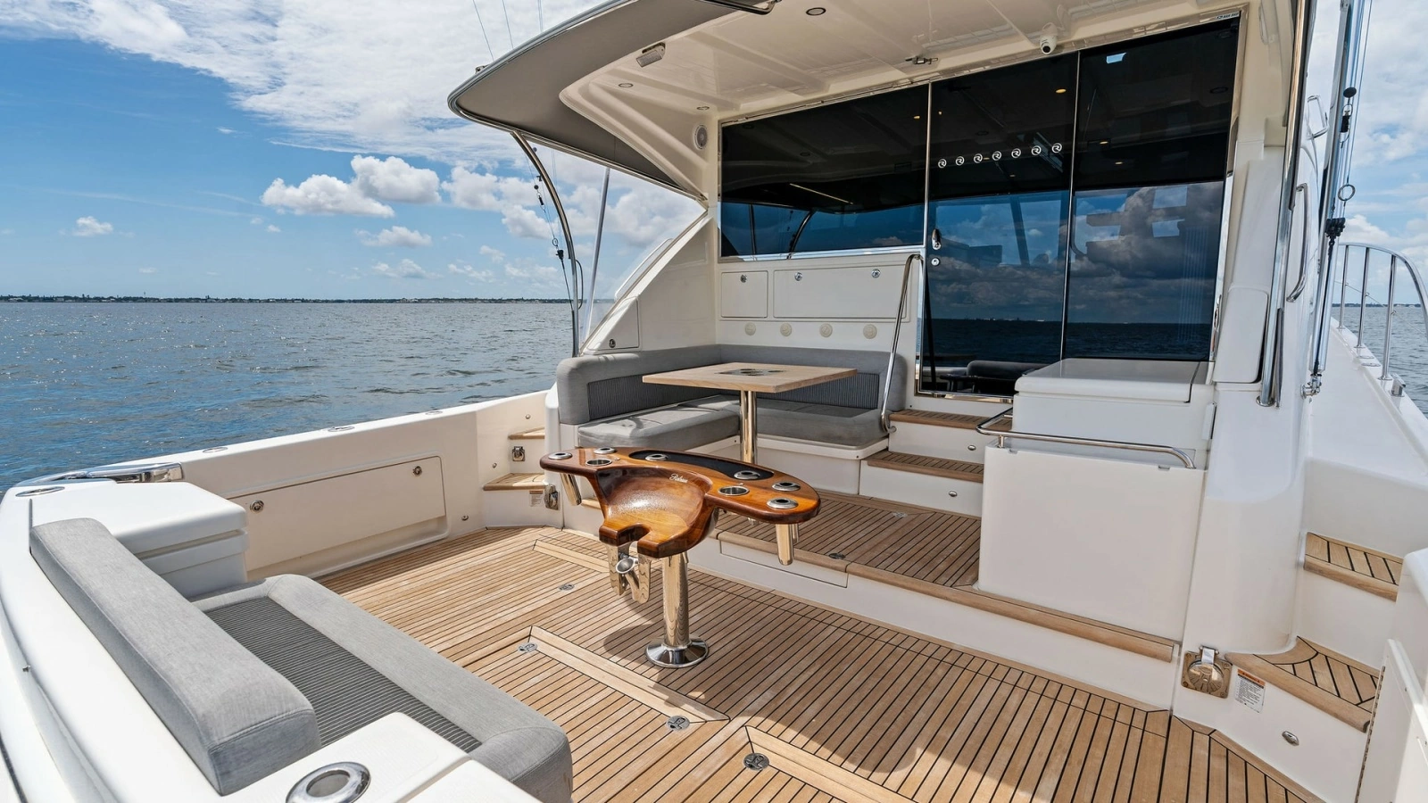 Spacious Aft Deck with Seating Area