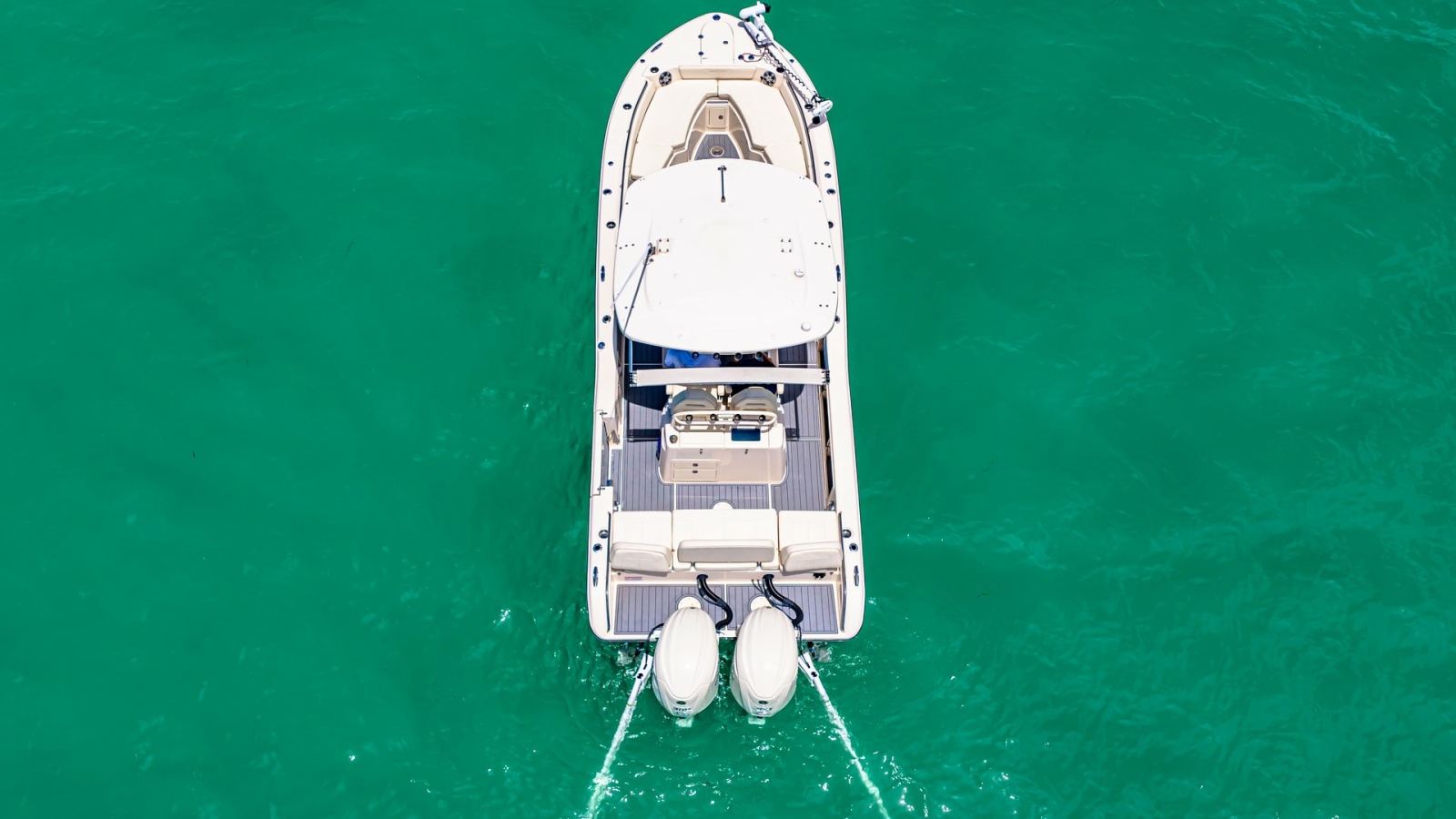 Aerial View of Aft Deck and Engines