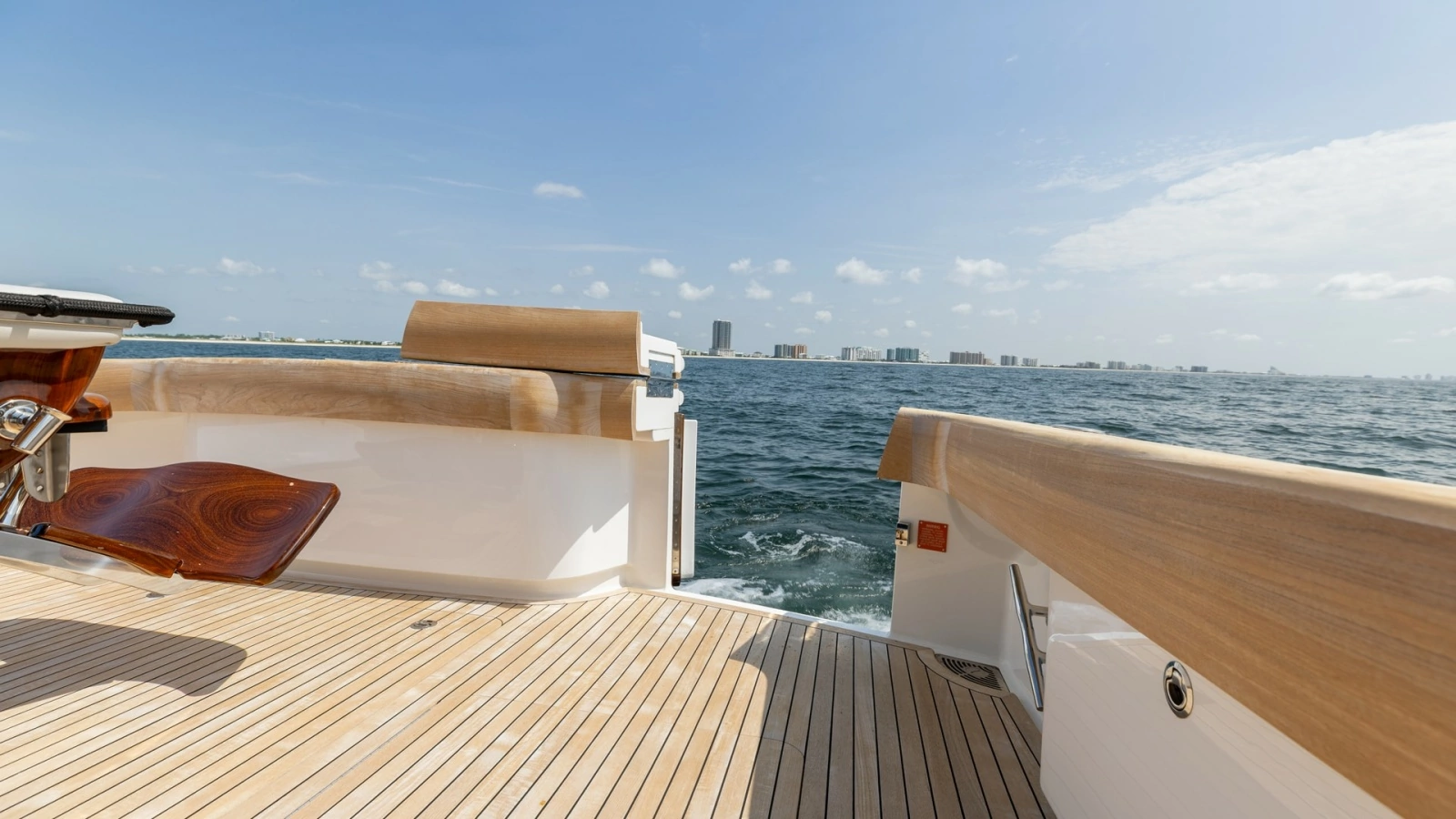 Spacious Aft Deck with Ocean View