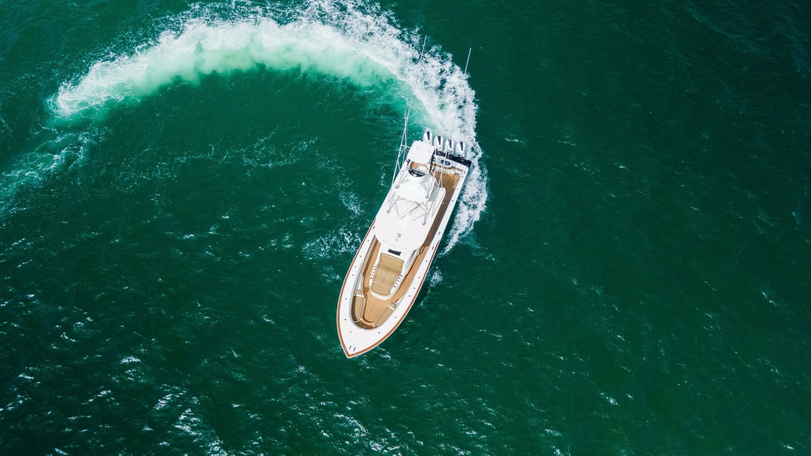 Aerial View of V-46 in Motion