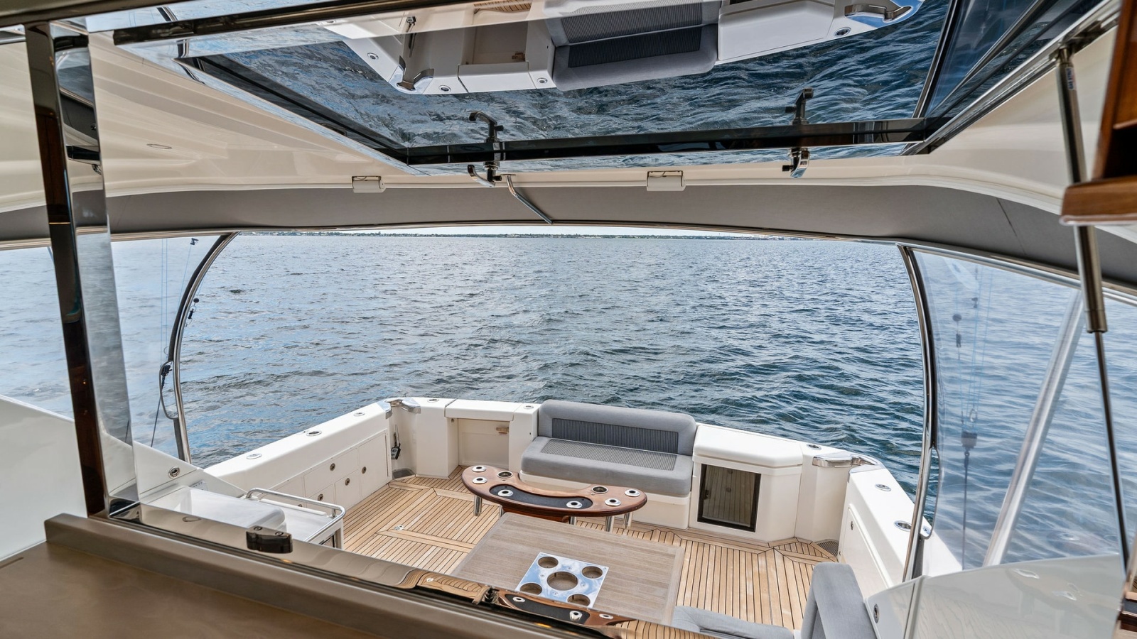 Spacious Aft Deck with Ocean View