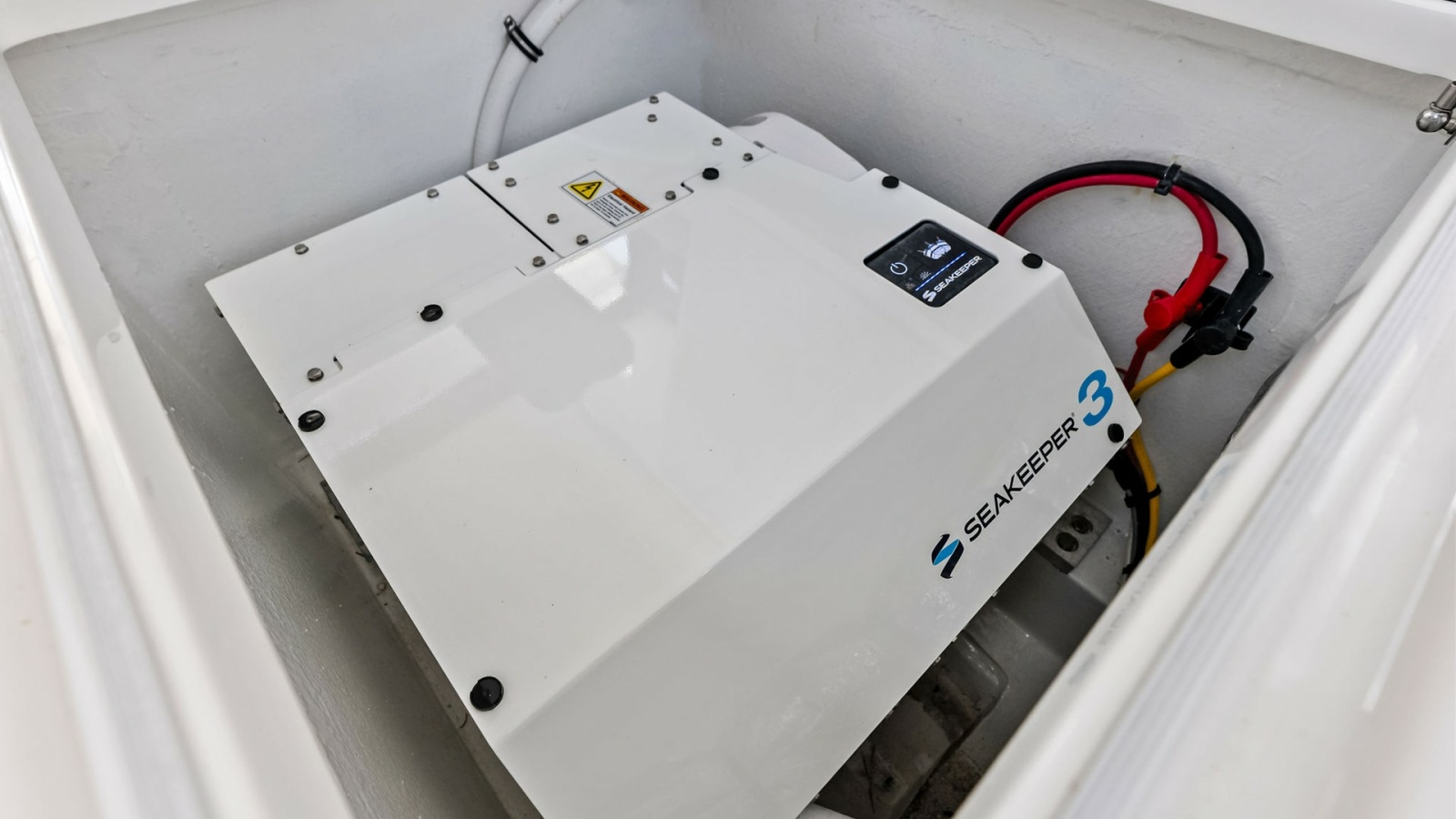 Engine Compartment with Seakeeper 3