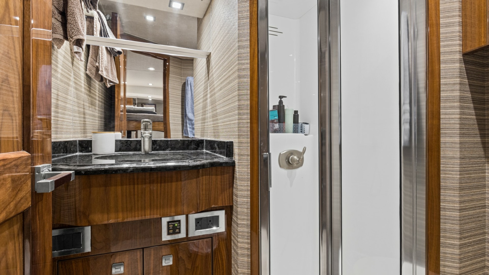 2017 72 Viking Enclosed Bridge Share-E Crew Stateroom and Head (1)