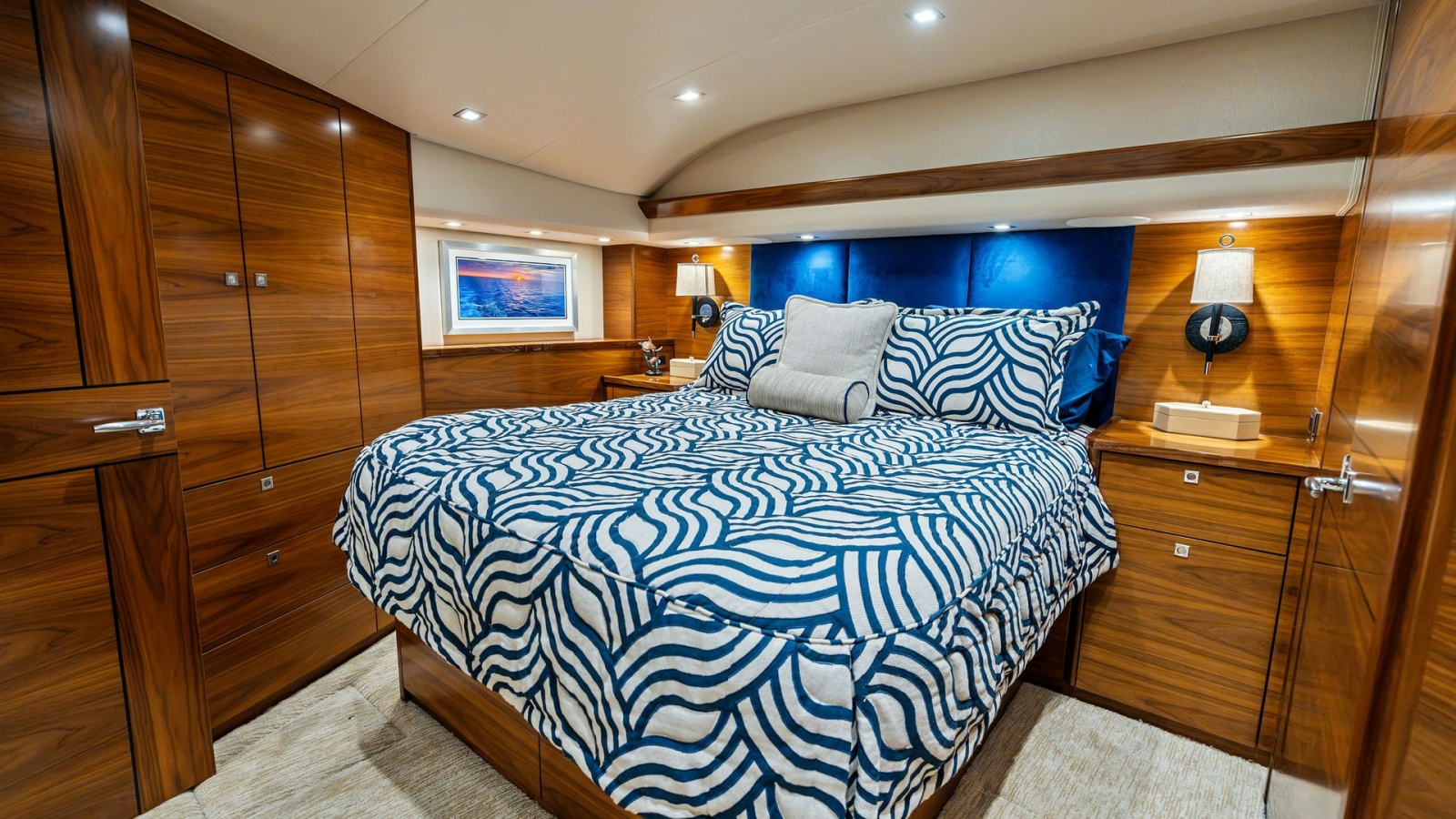 Luxurious Master Stateroom Interior