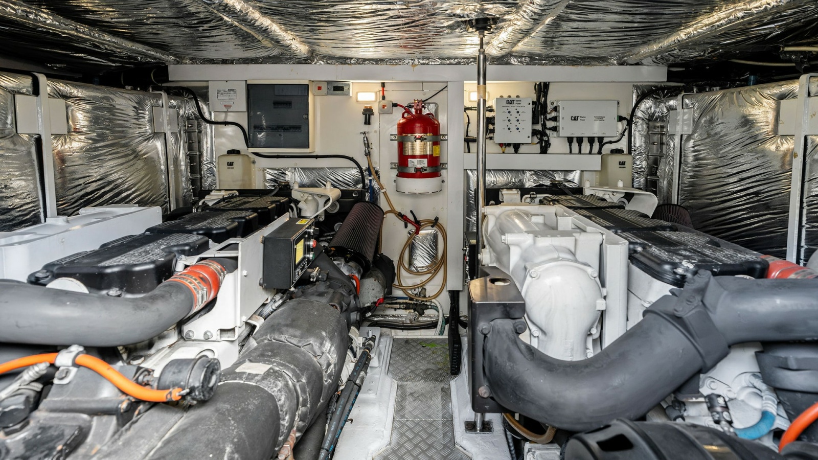 Engine Room with Twin Engines