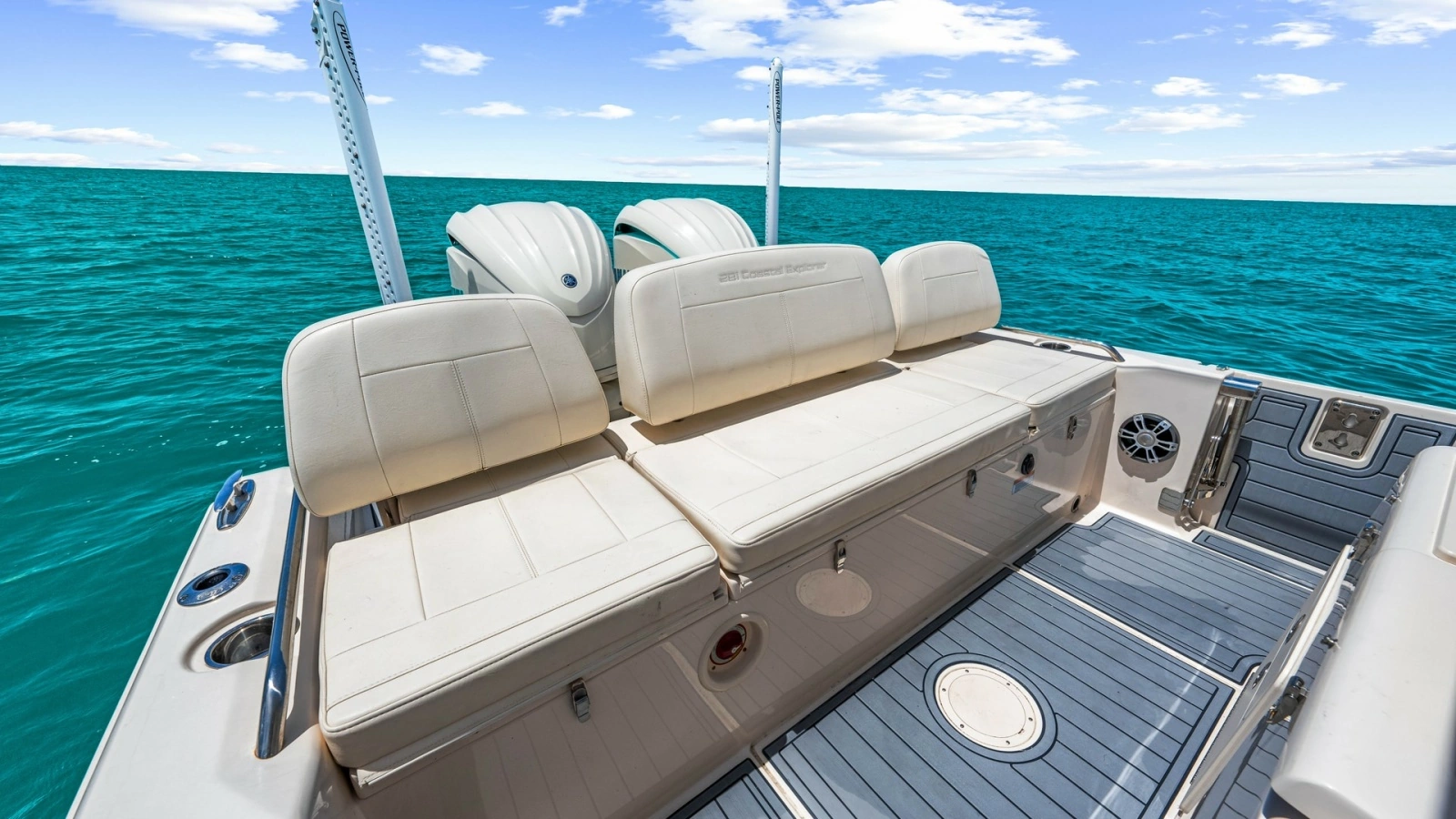 Spacious Aft Deck with Seating