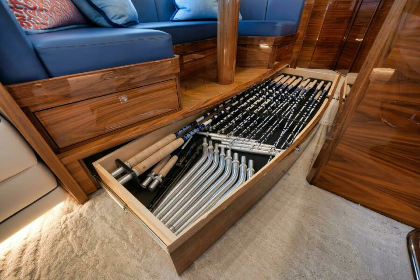 2024 Viking 68 Convertible- GYS TRADE-- Rod Storage