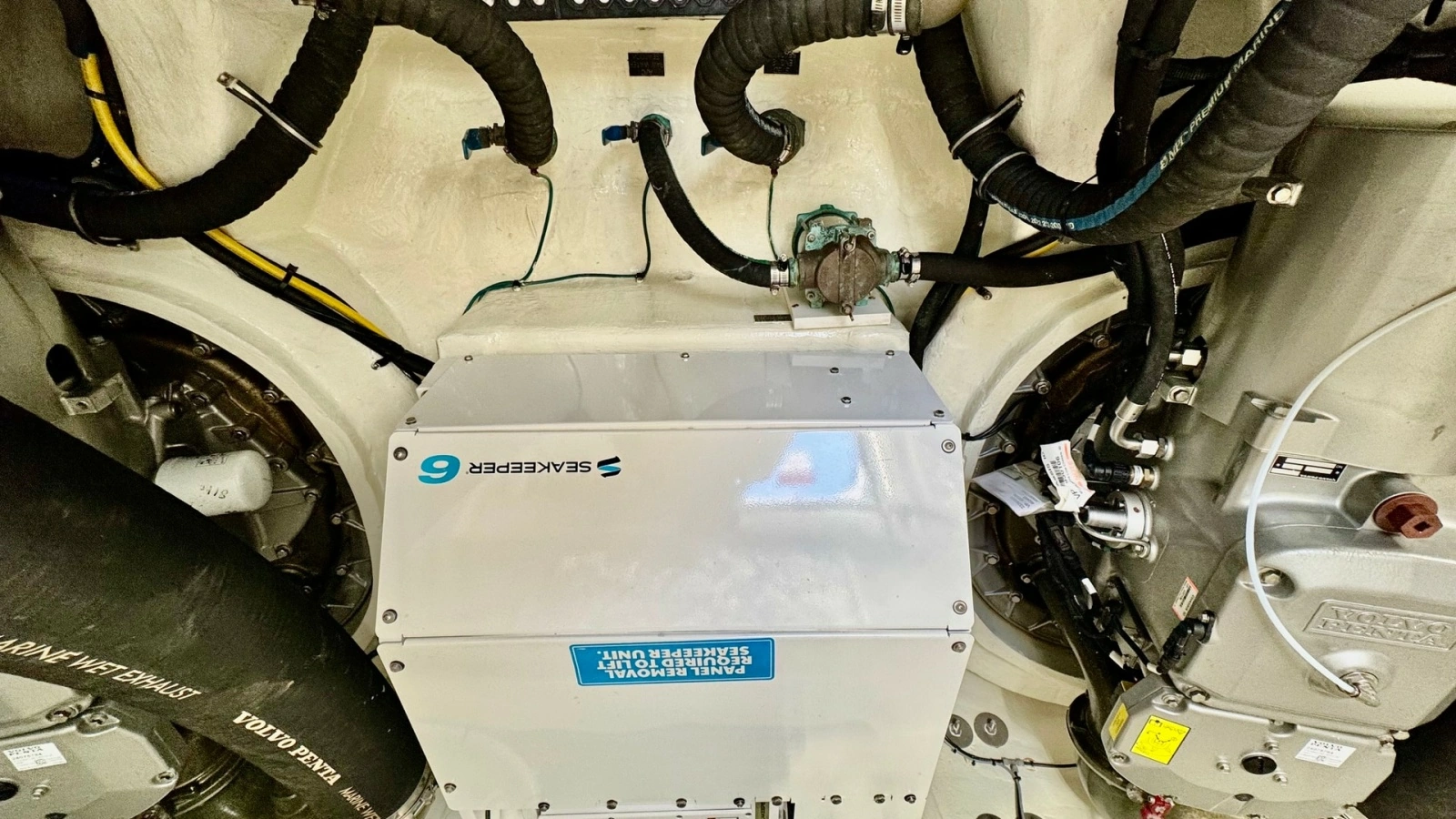 Engine Room with Seakeeper Stabilizer