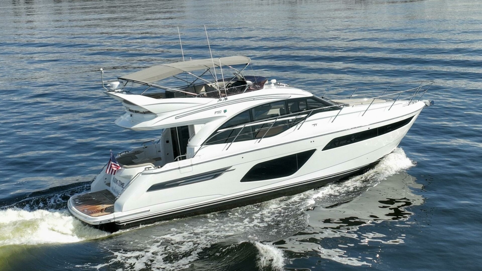 2021 Princess F50- MAKING TIME- Engine room- STBD