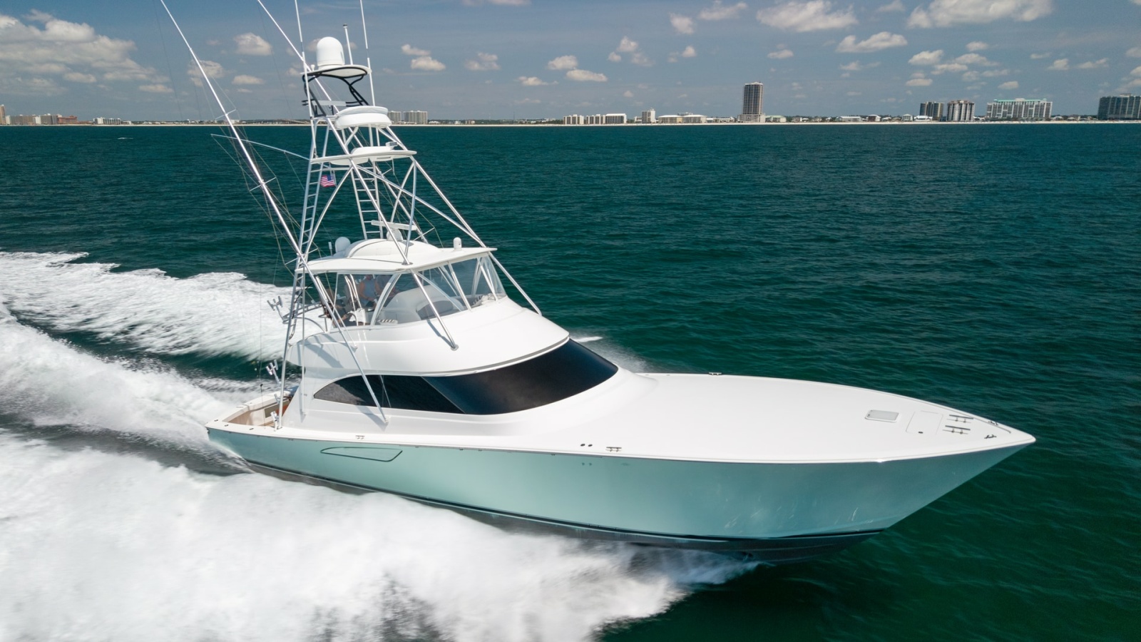 Viking 62 Convertible Cruising View