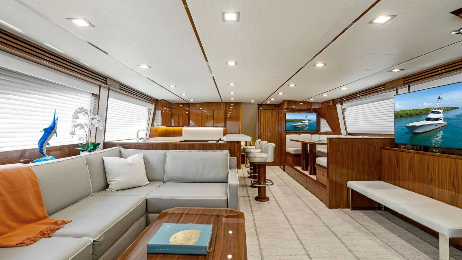 2016 Viking 80 Enclosed Bridge- FRIGATE- Salon/Galley