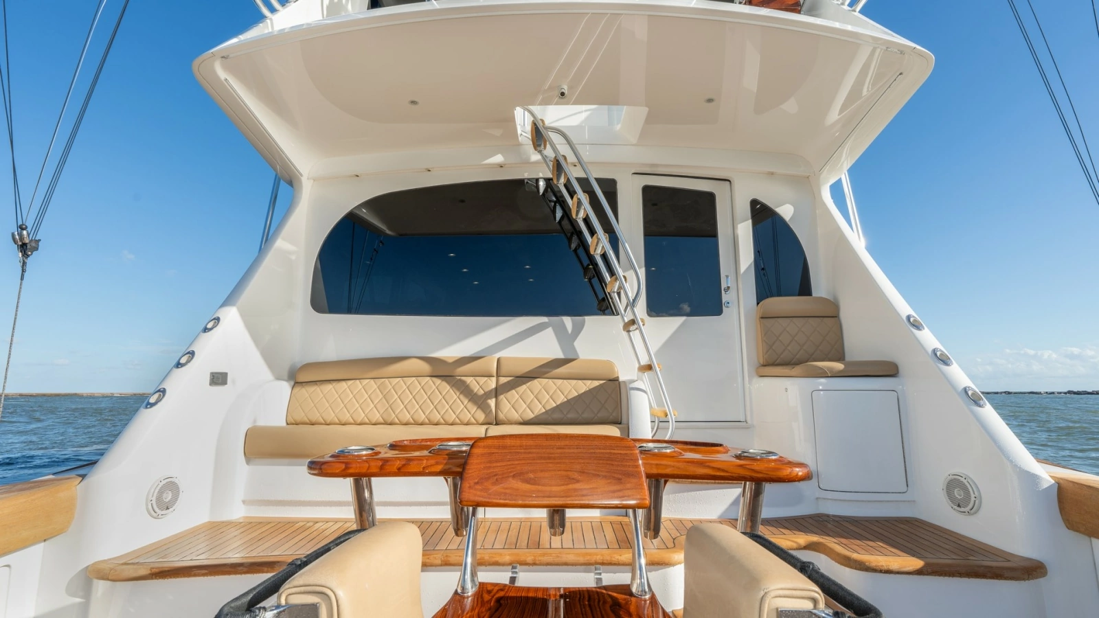 Aft Deck with Seating and Table