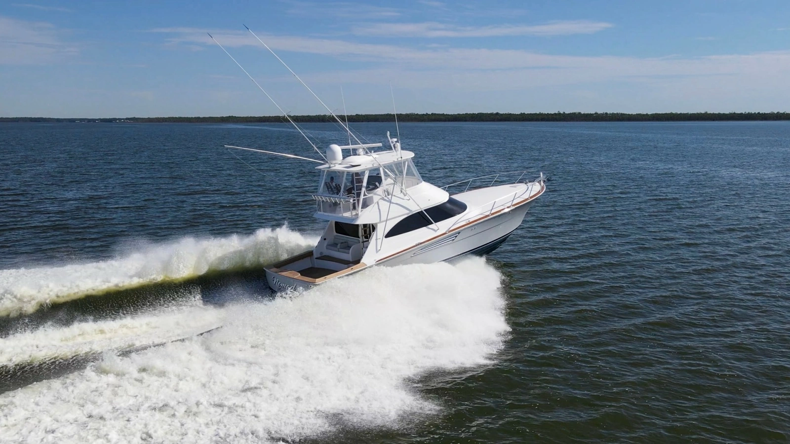 Viking 54 Convertible Cruising