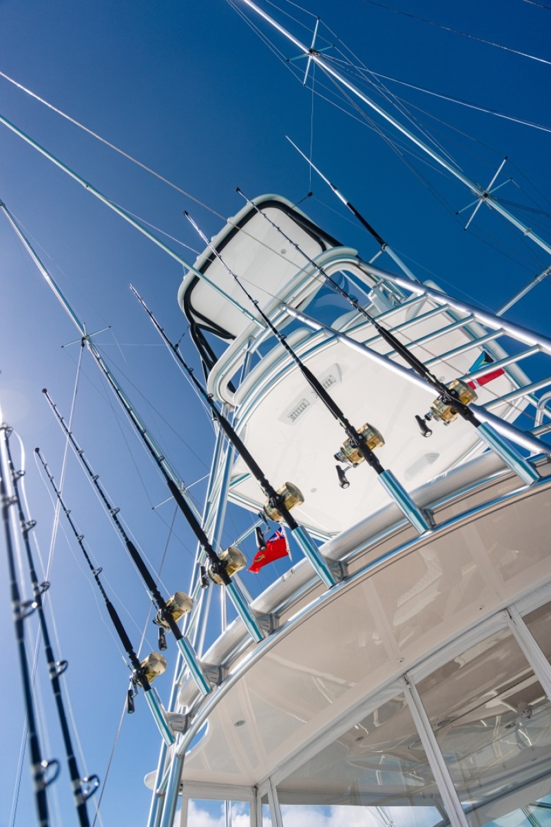Viking 54 - REVELRY - Tower from Cockpit