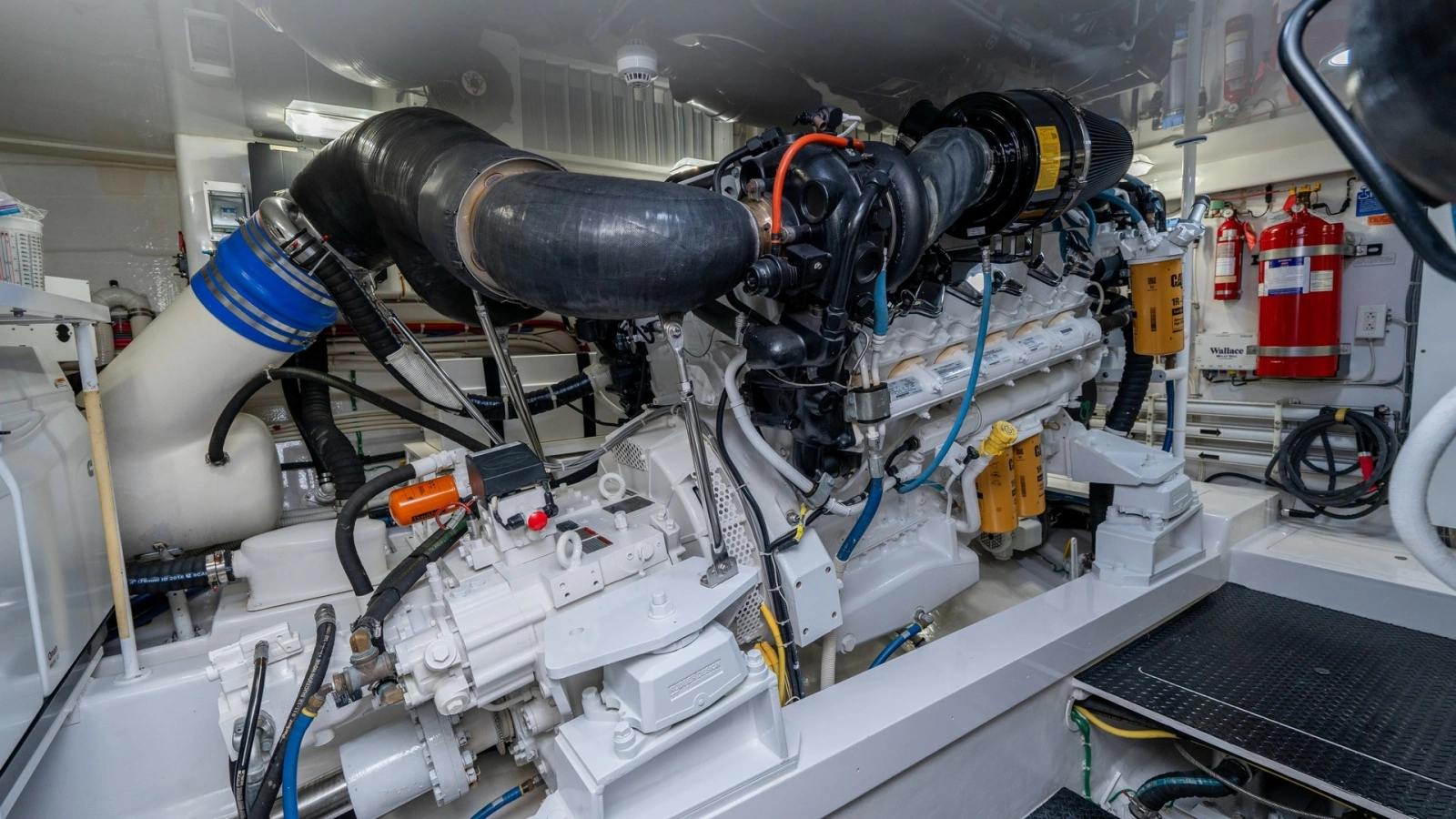 Engine Room with Twin Engines
