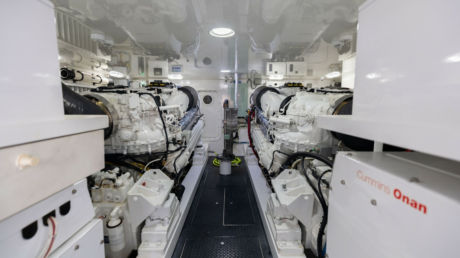 Spacious Engine Room with Twin Engines