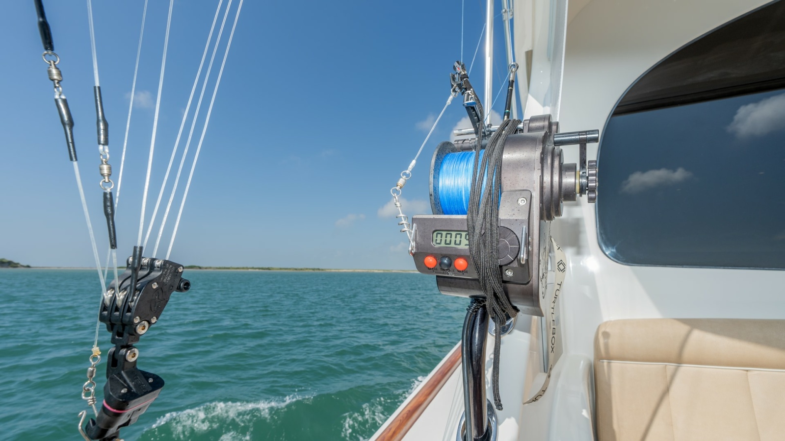 Fishing Setup on Aft Deck