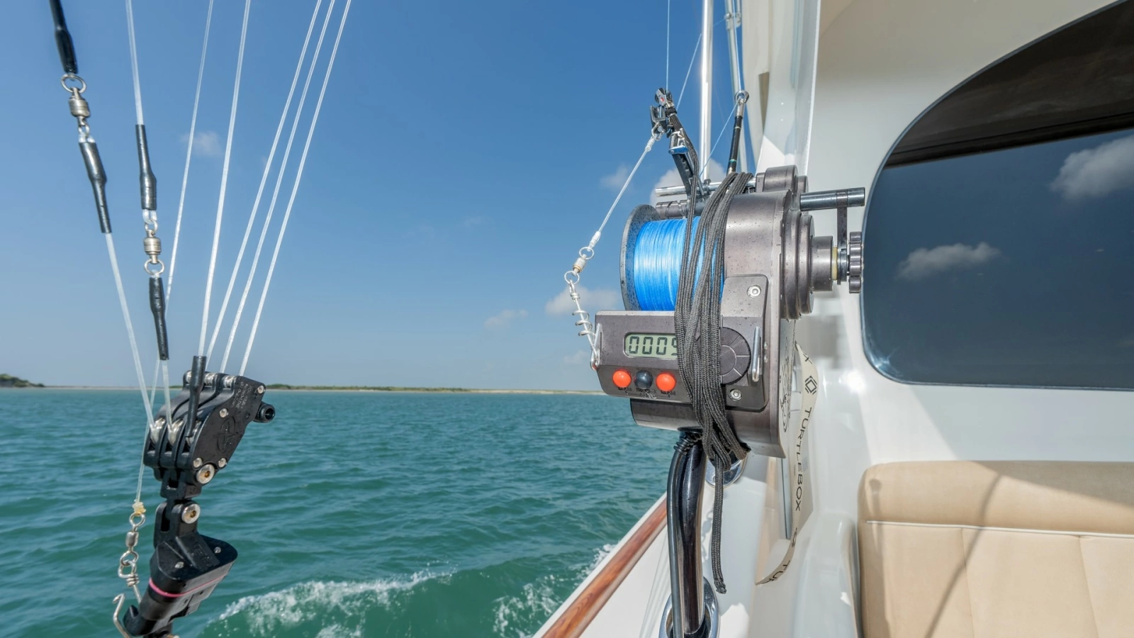 Fishing Setup on Aft Deck