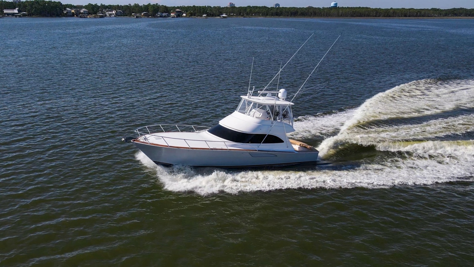 Aerial View of Viking 54 Convertible