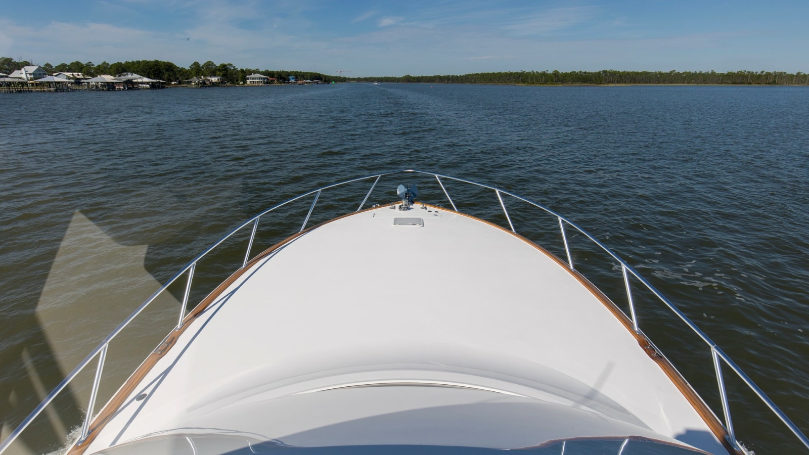 Bow View of Viking 54 Convertible