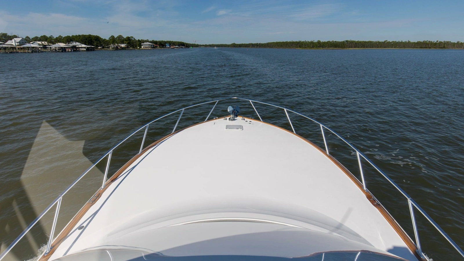 Bow View of Viking 54 Convertible