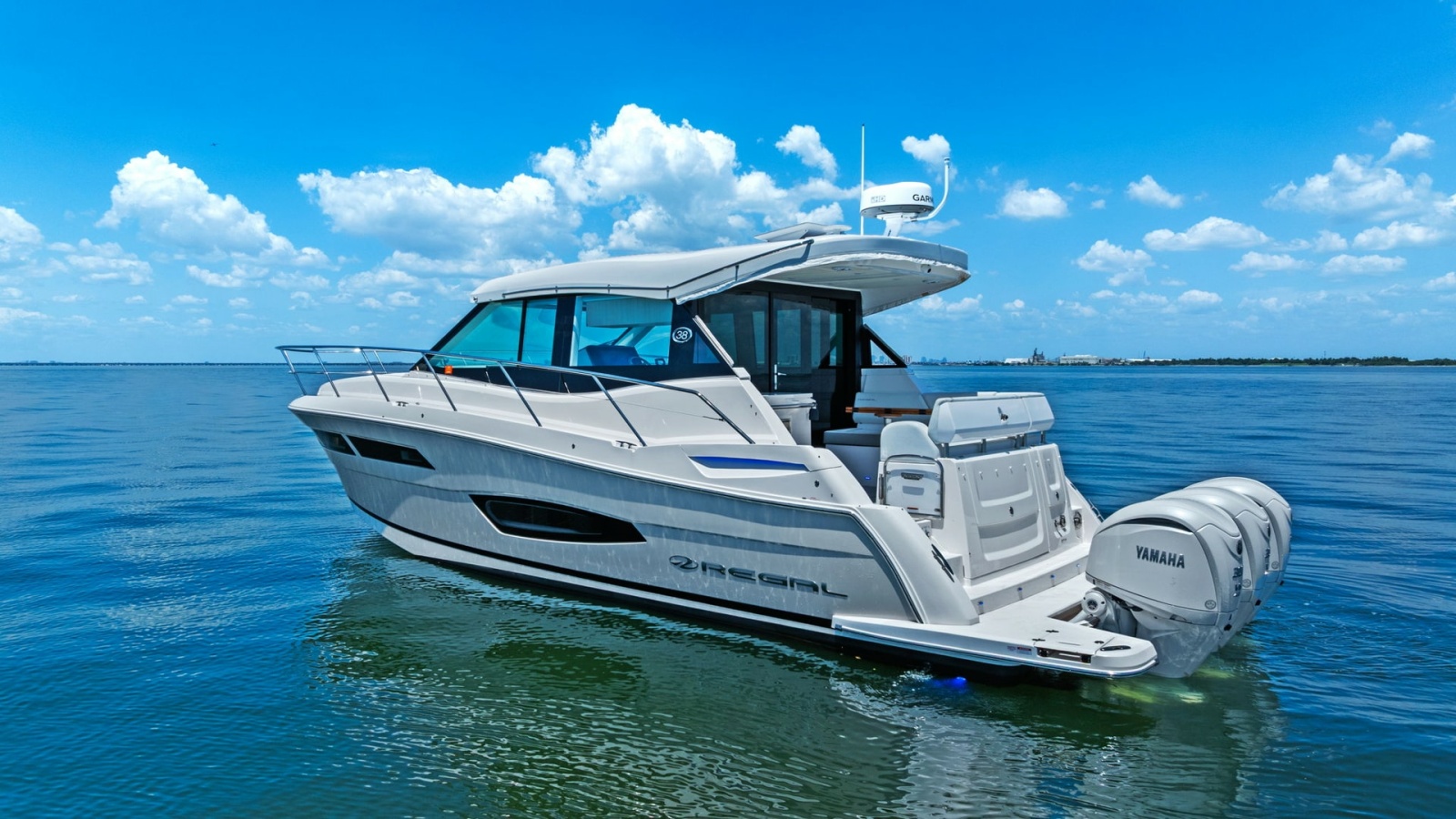 Starboard Aft View with Outboards