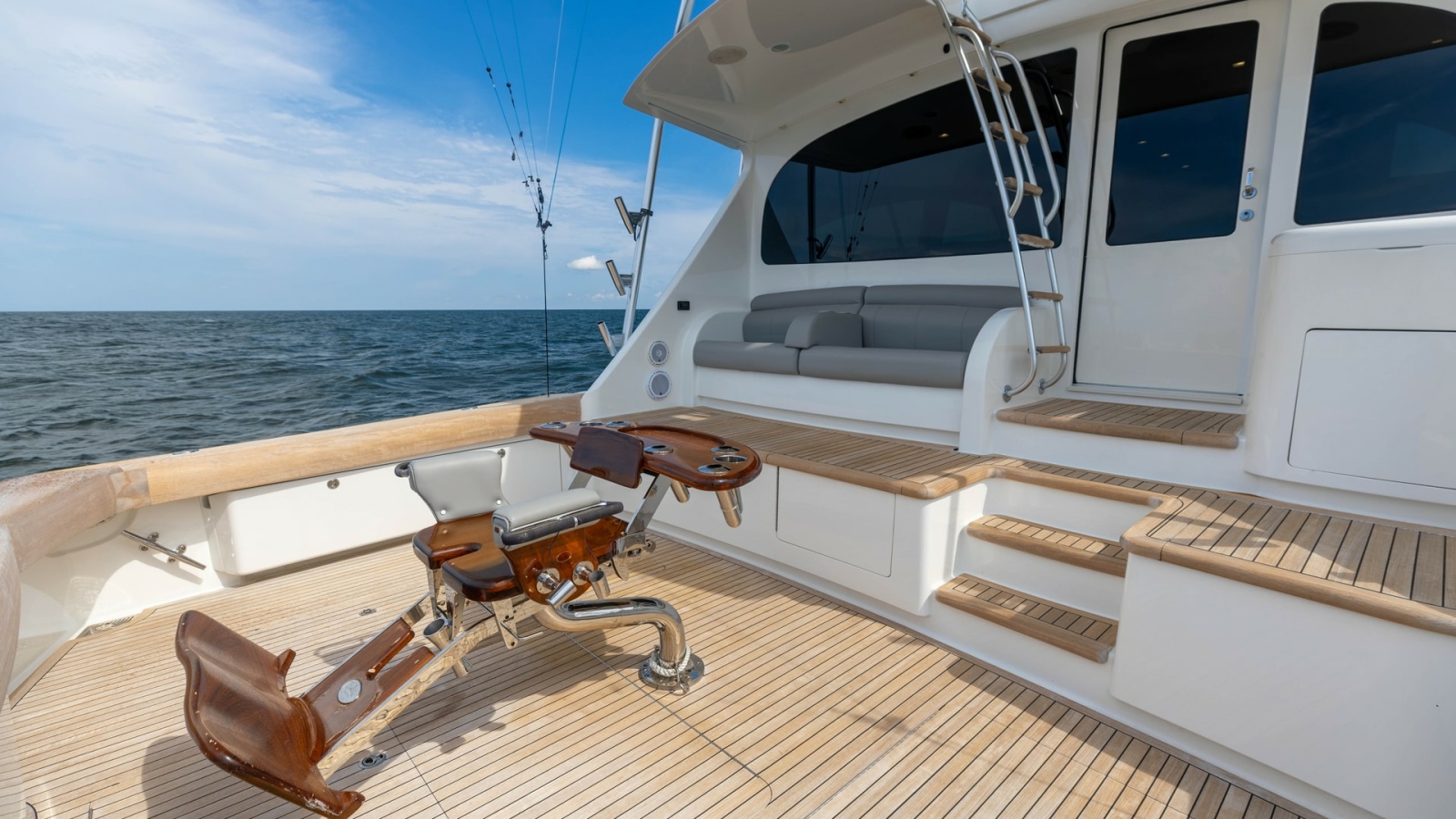 Aft Deck with Fishing Chair