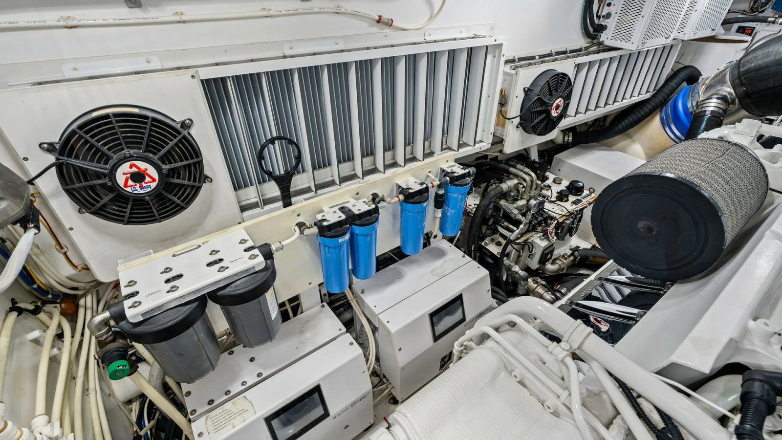 2016 Viking 80 Enclosed Bridge- FRIGATE- Engine Room