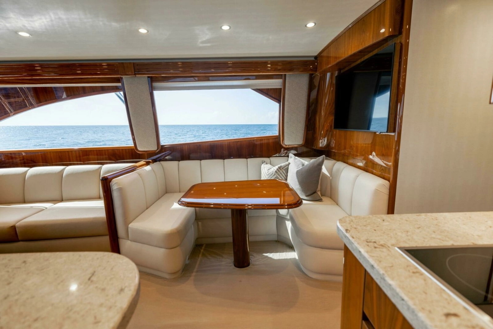 2018 Viking 62 Convertible- Da'Grits- Dinette