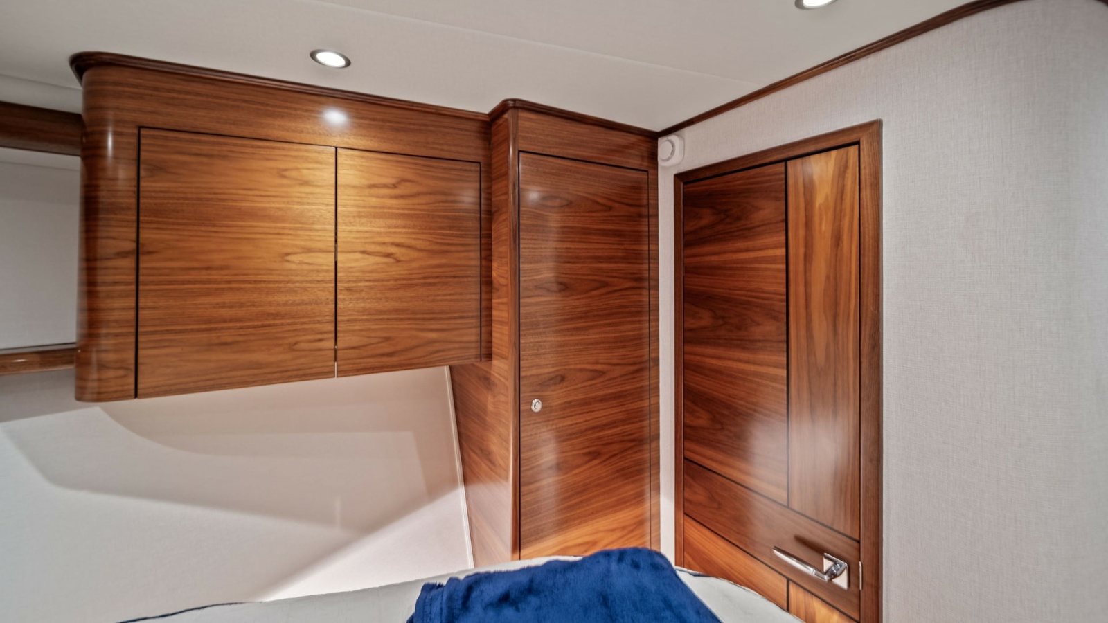 VIP Stateroom with Rich Wood Finish