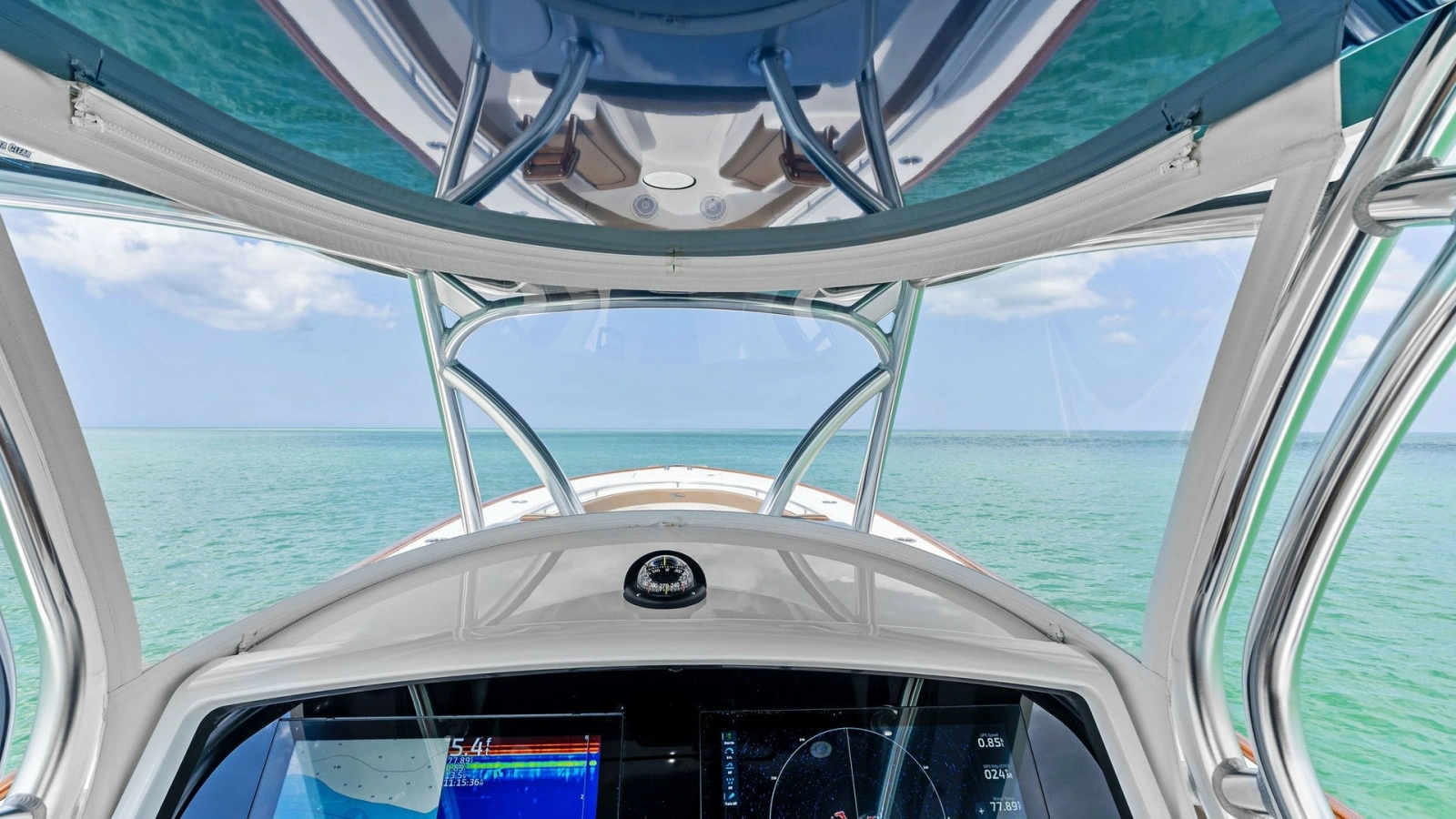 Helm Station with Ocean View