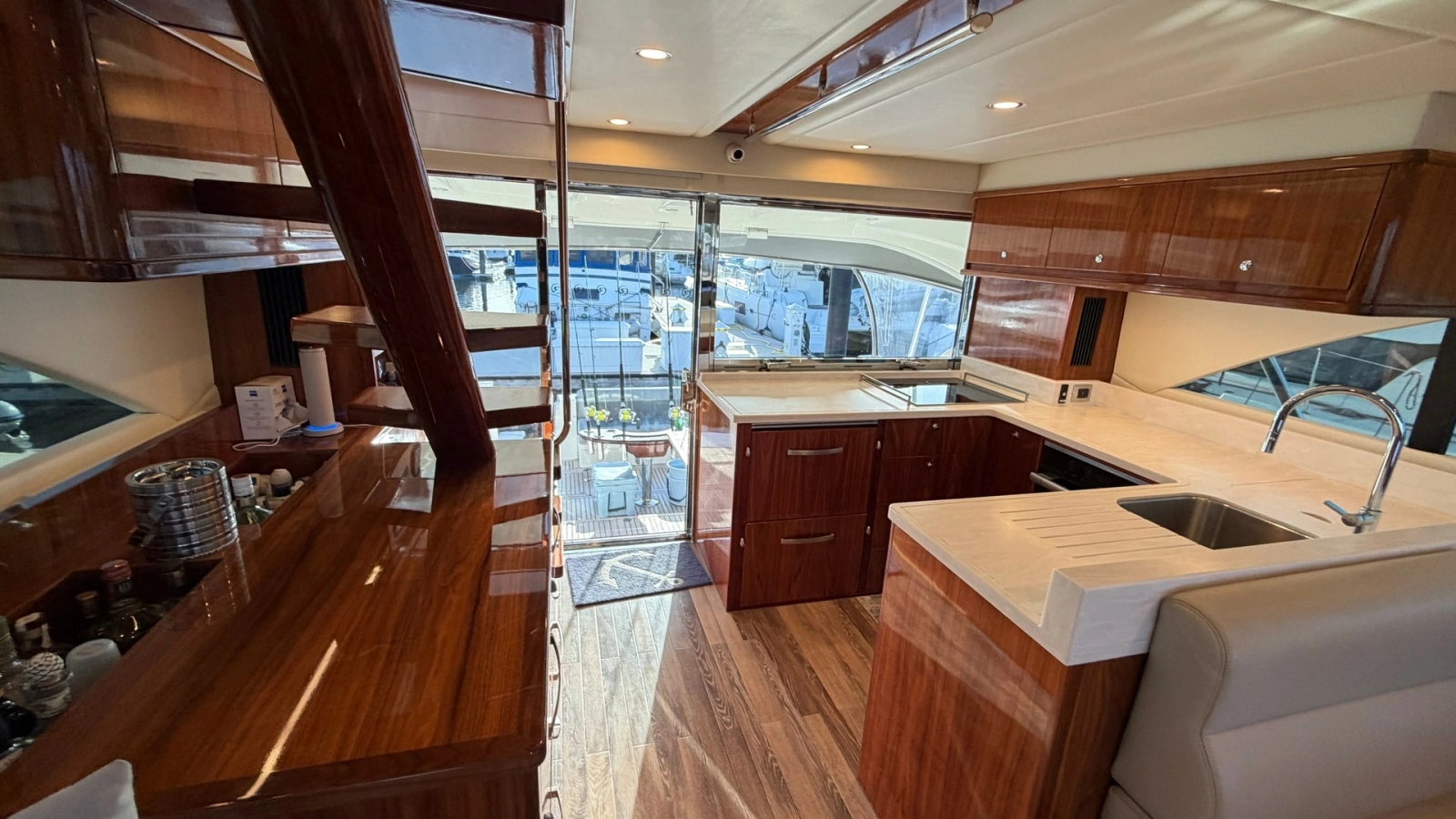 Galley and Salon Entrance View
