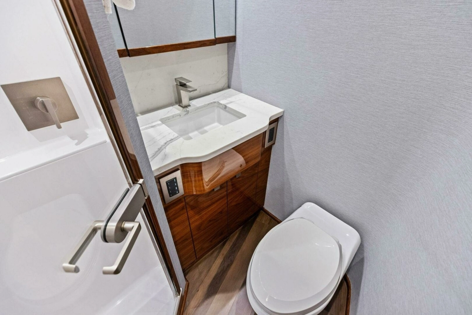 2026 Viking 82 Convertible- TEAM HARVEY I- Port Stateroom Head