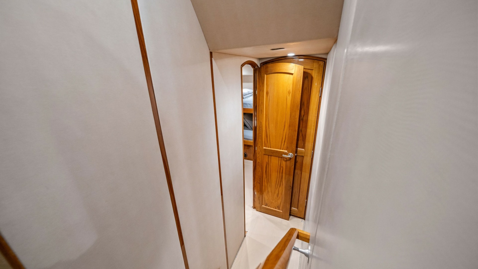 Lower Deck Hallway and Cabin Entry