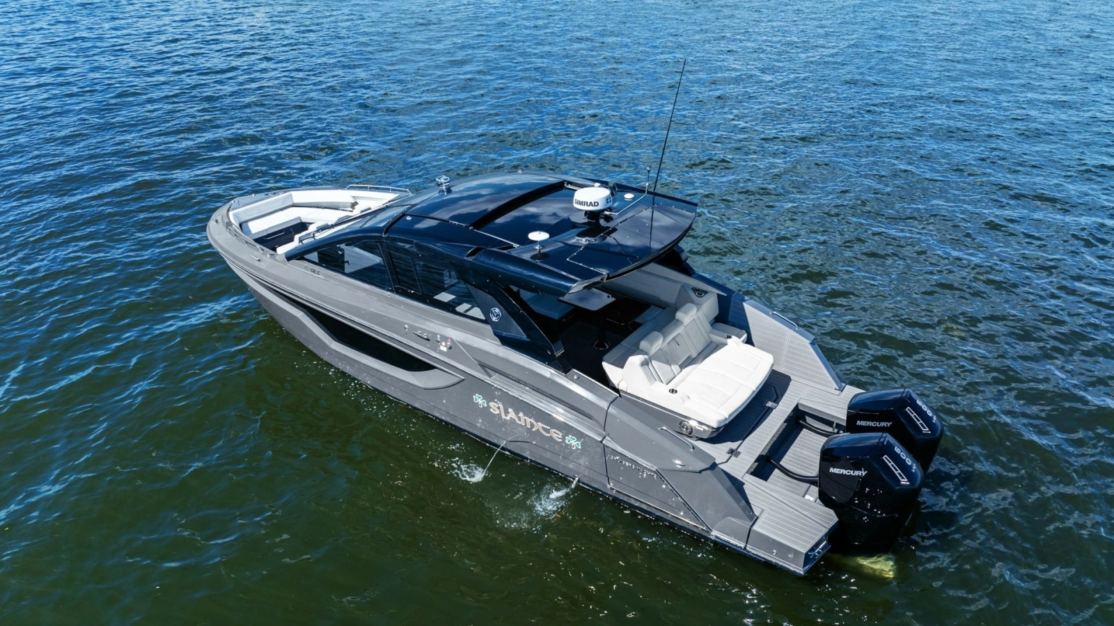 Aerial View of Spacious Aft Deck