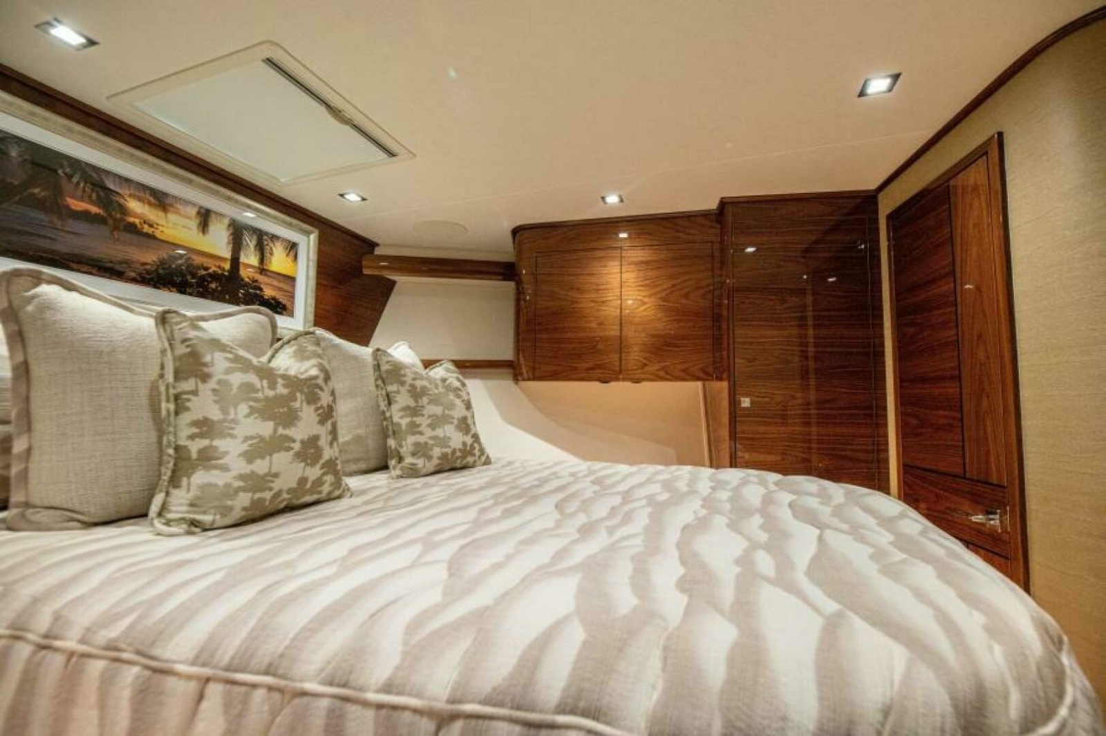 Master Stateroom with Luxurious Bedding