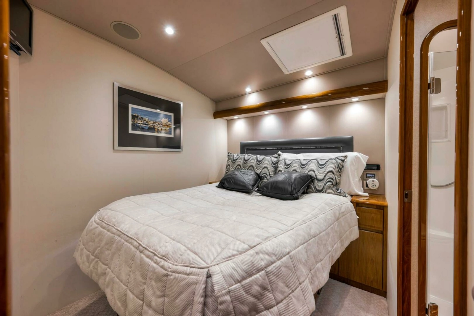 2011 Viking 76 Enclosed Bridge- TEUSEAS- Port Stateroom Aft