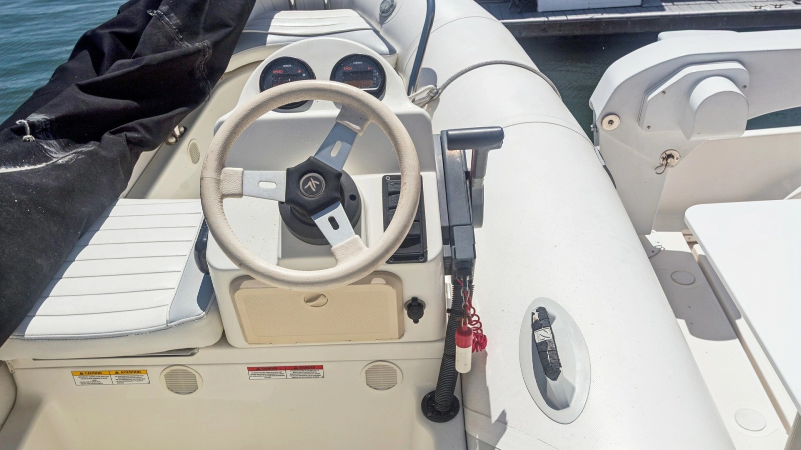 Helm Station with Steering Wheel